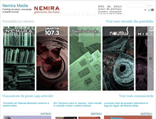 Tablet Screenshot of nemiramedia.ro